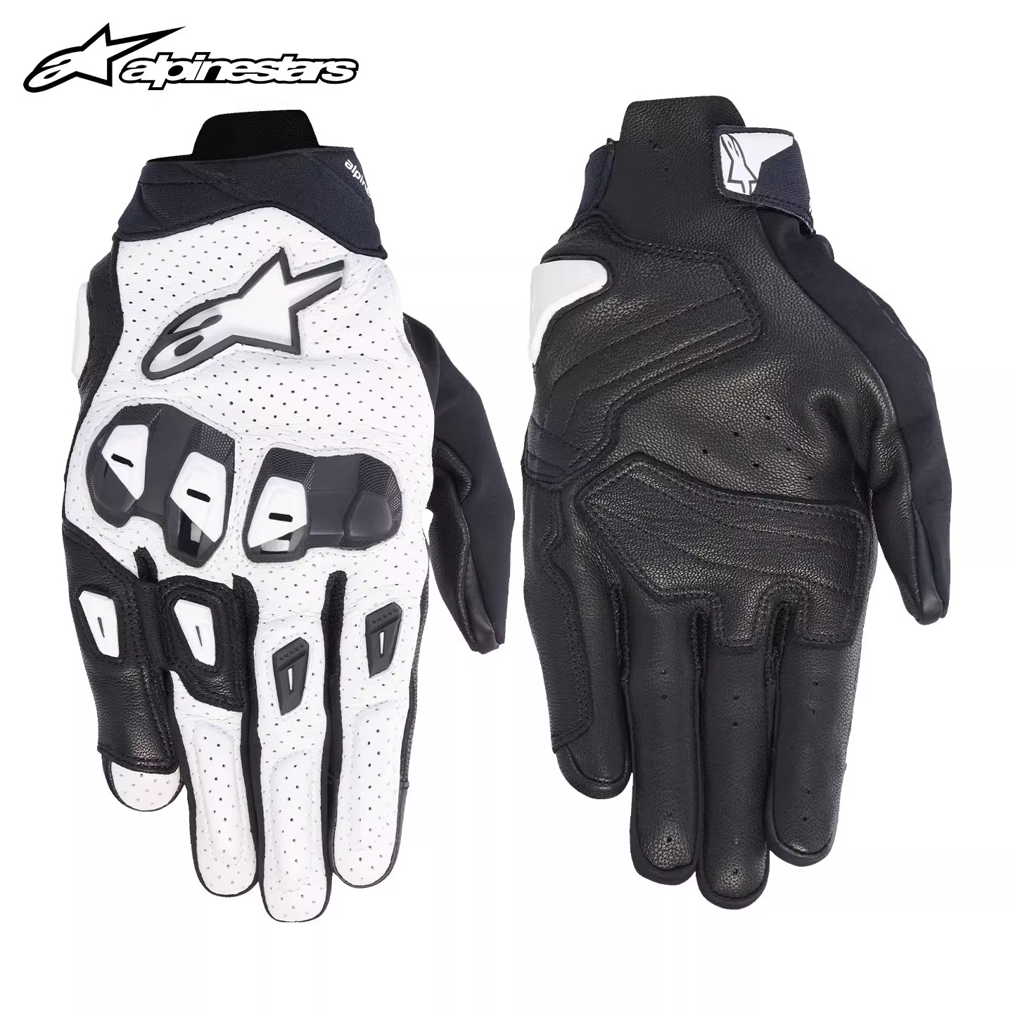 a星alpinestars骑行皮手套SP X 7羊皮摩托车手套防摔透气机车手套
