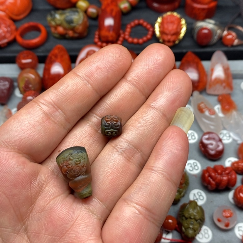 【闪购商品】玛瑙/玉髓配饰未镶嵌静**默