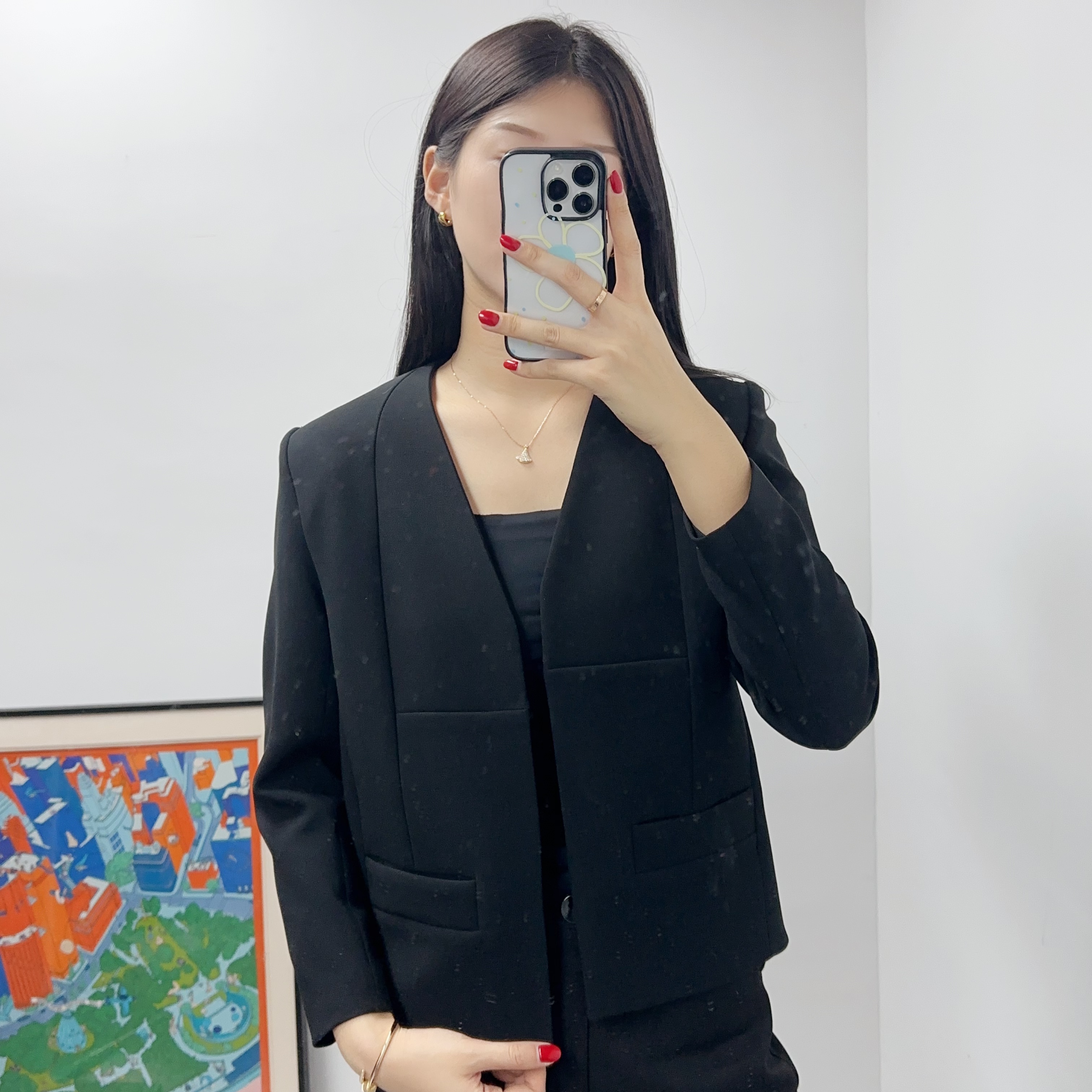 95新 Balenciaga/巴黎世家 女士西装外套36码/230513QZF8F06