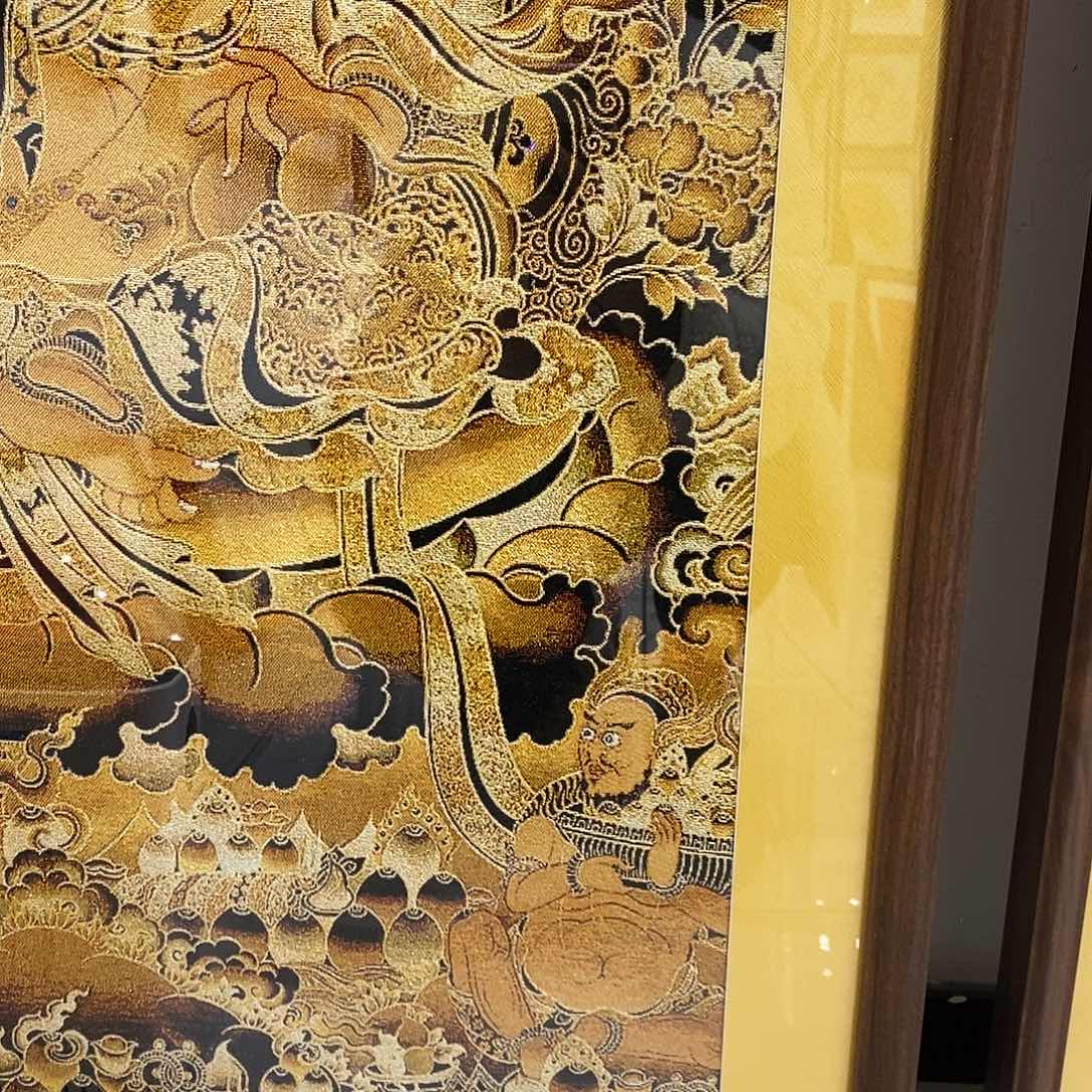 书法黄老板70.110cm带框包邮