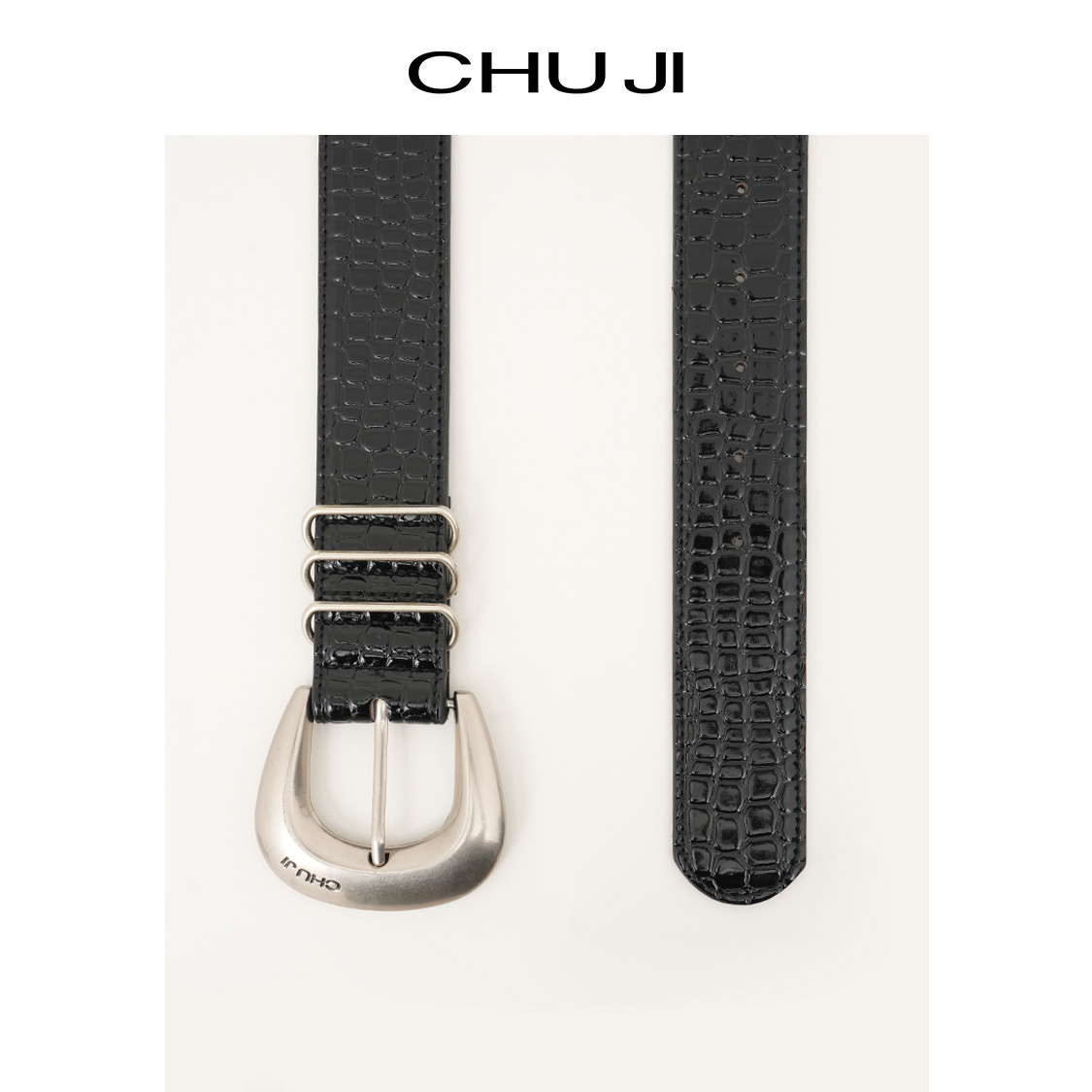 经典时髦老钱肌理感2024环保皮百搭腰带D2N012P