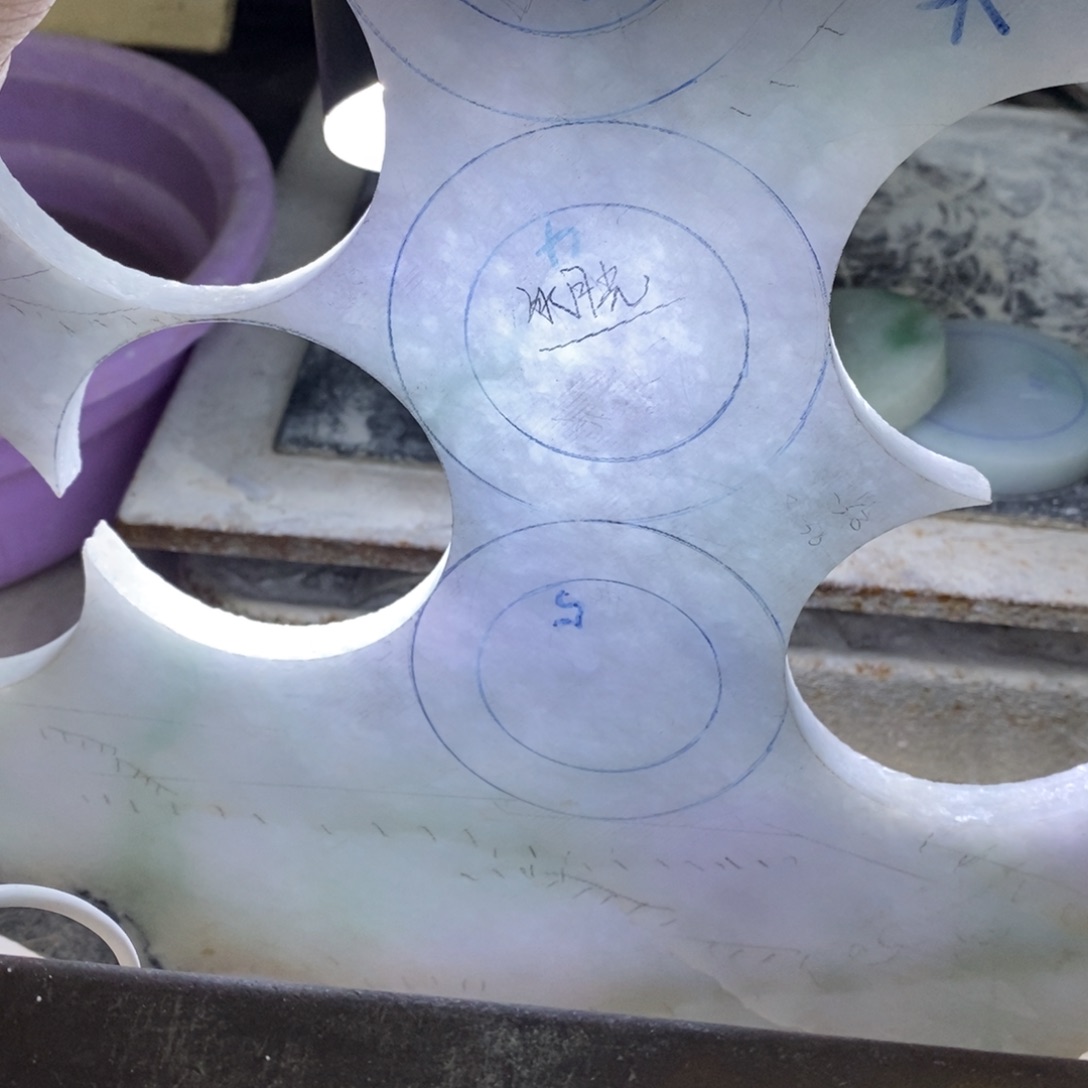 …***…定制翡翠未镶嵌翡翠手镯