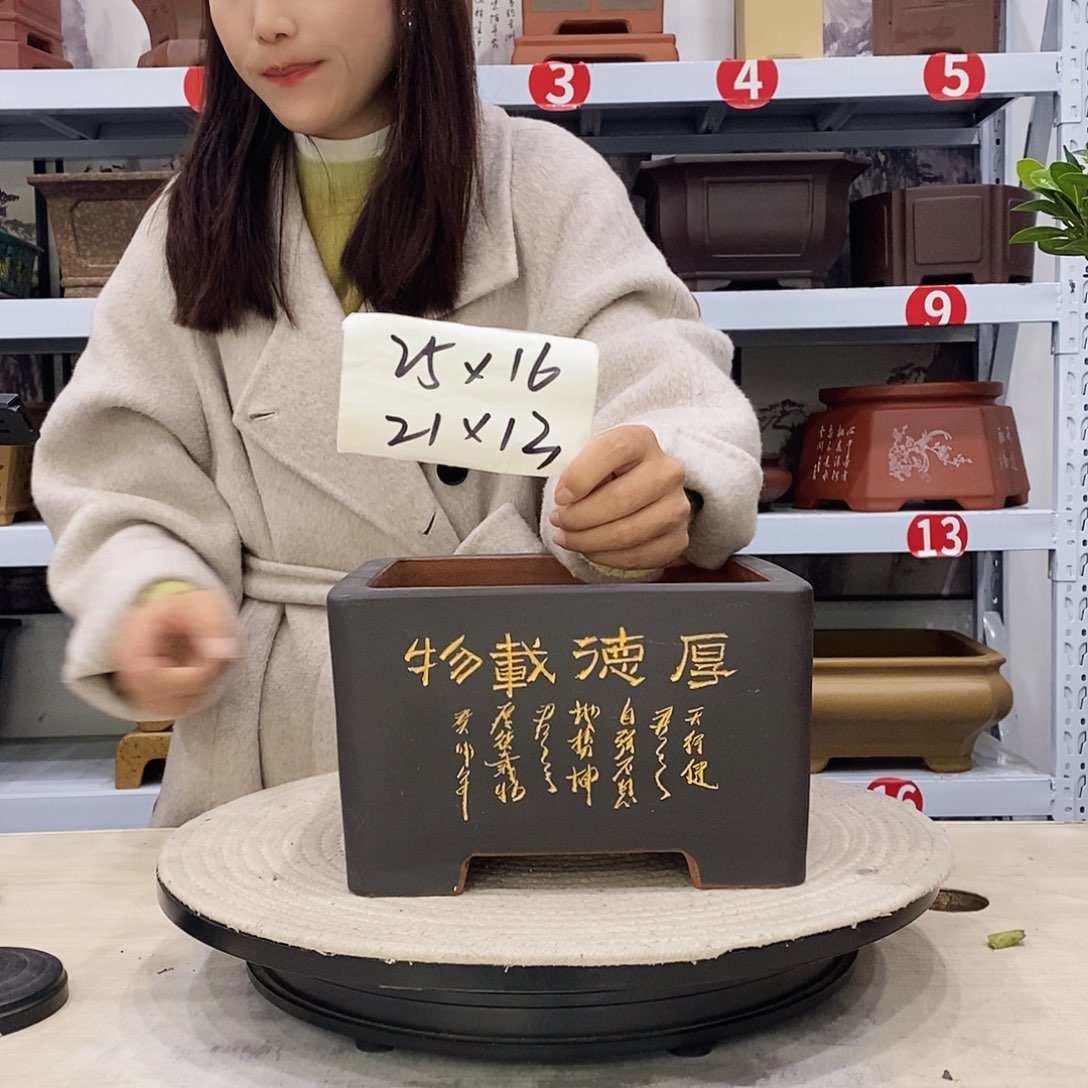 紫砂花盆紫砂花盆