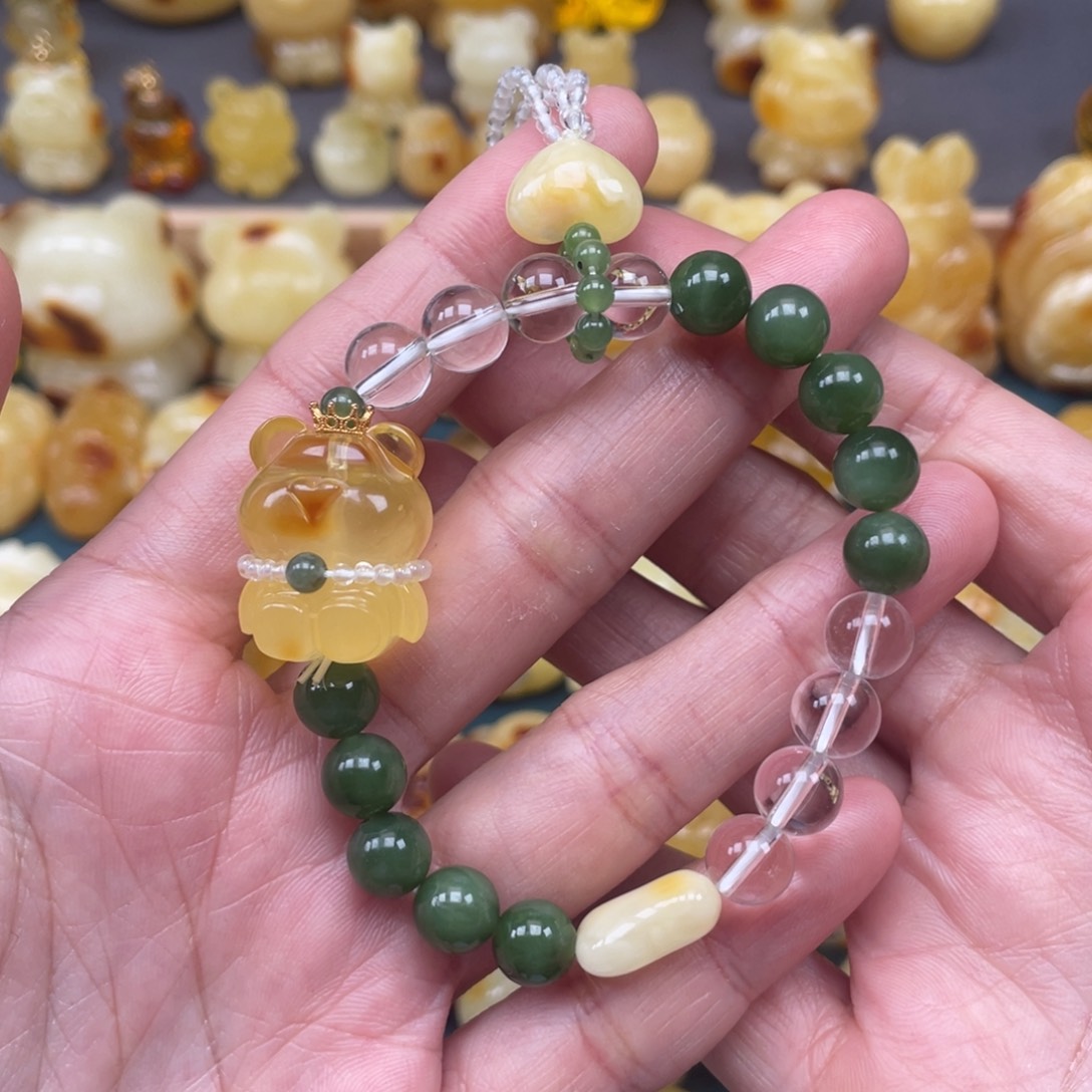 未镶嵌琥珀裸石蜜蜡