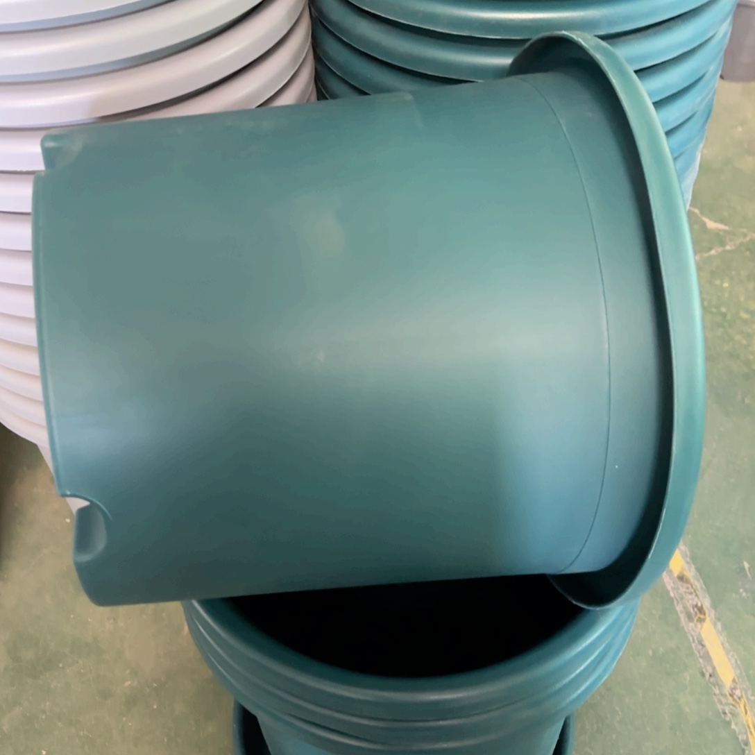 树脂四季盆9#无拖军绿4