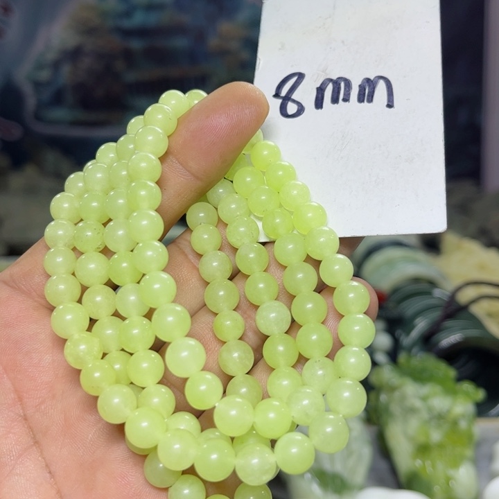 蛇纹石玉项链未镶嵌