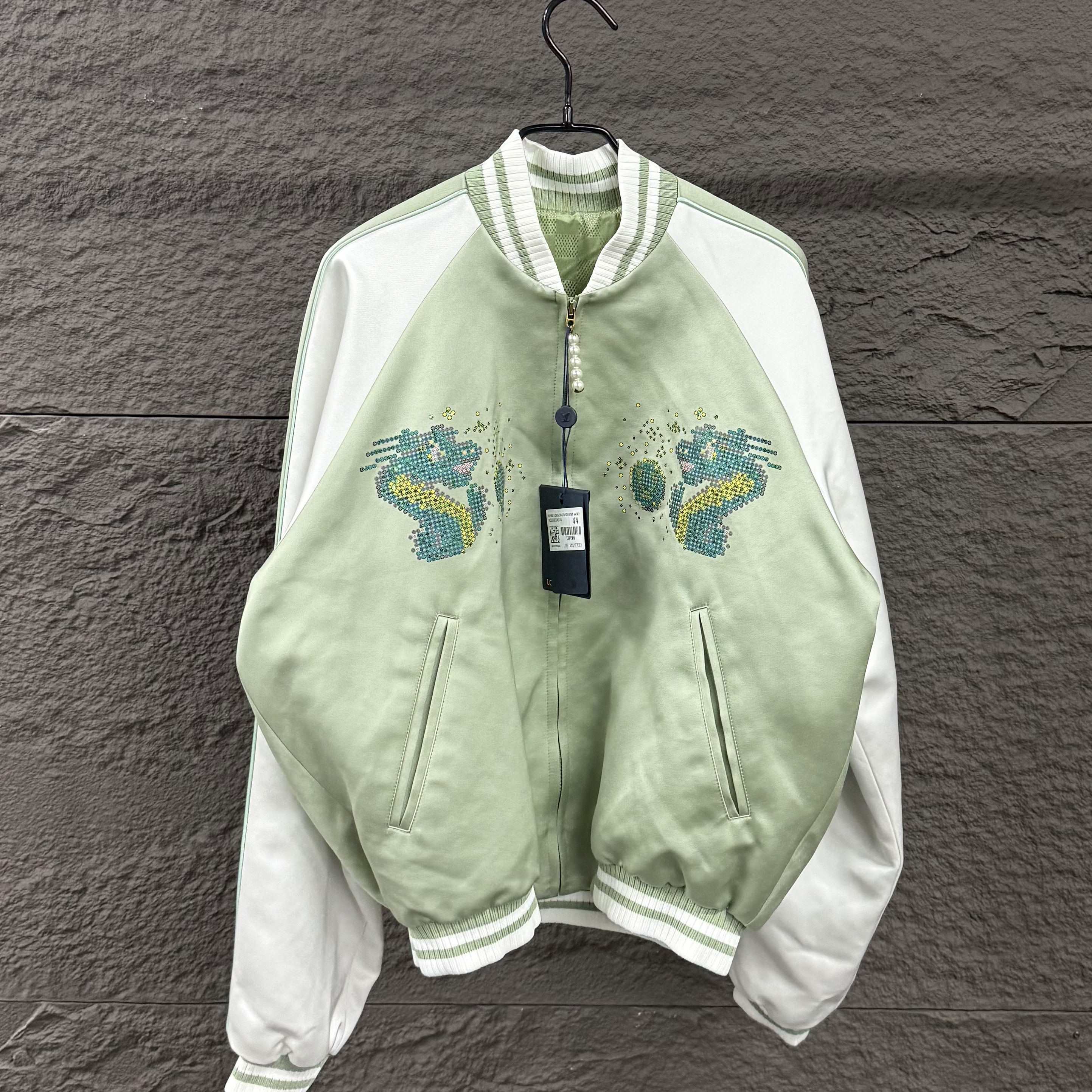 未使用 LouisVuitton/路易威登 菲董联名刺绣外套44衣长67胸围112