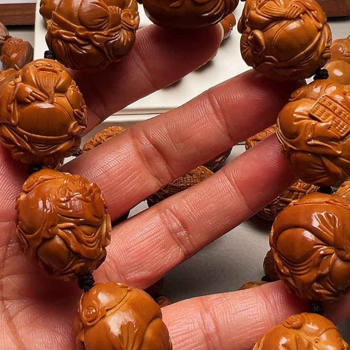 *****橄榄核手串/手链八方来财