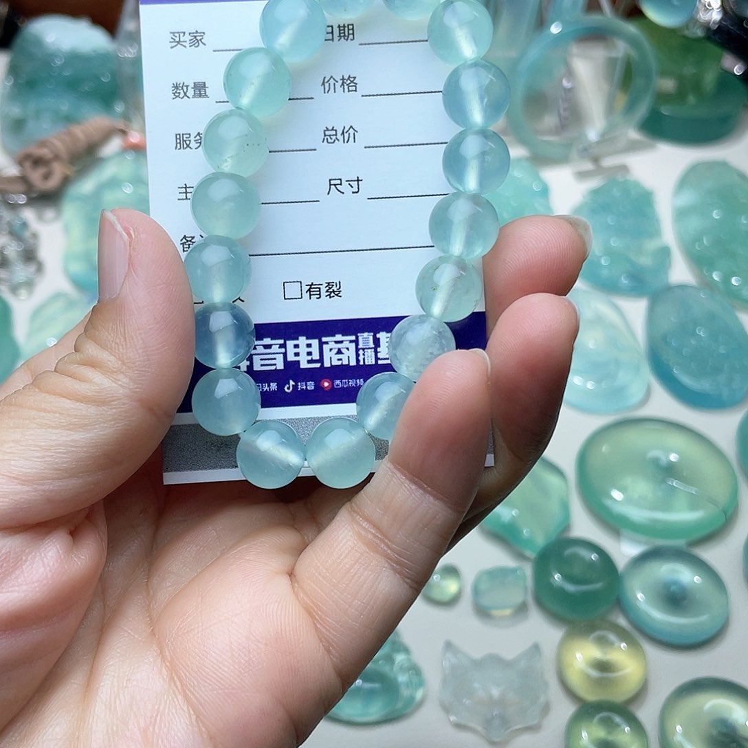 蛇纹石玉手链未镶嵌