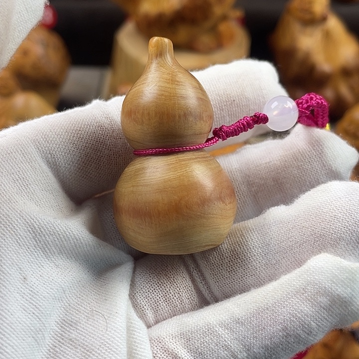 柏木（崖柏）葫芦手把件