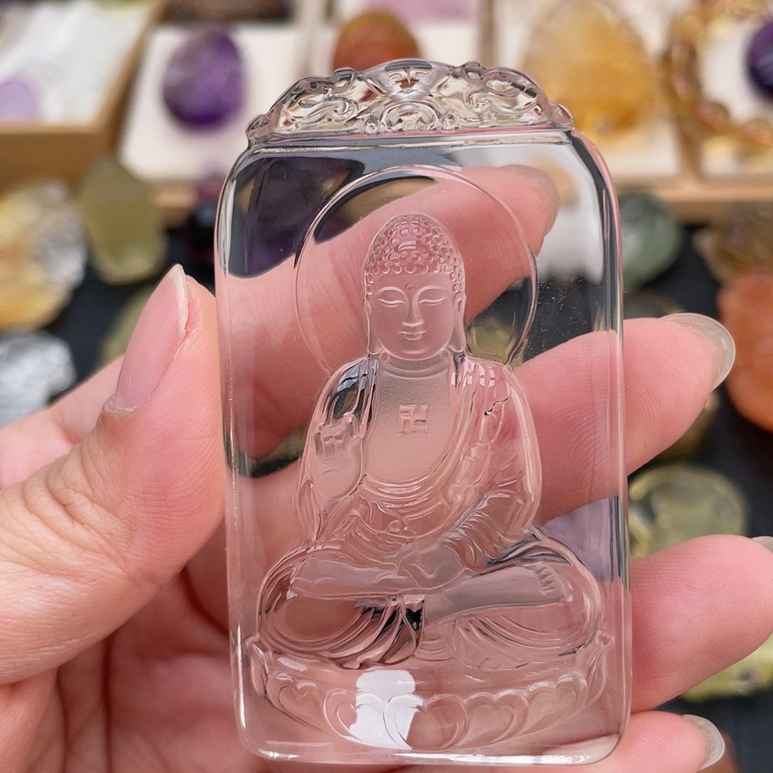 水晶颈饰未镶嵌定制