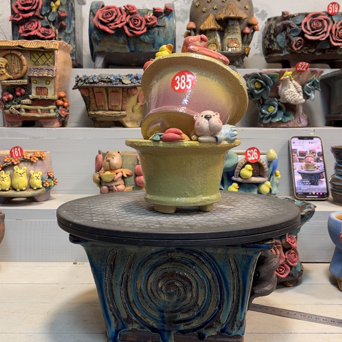 陶瓷385号陶然花盆