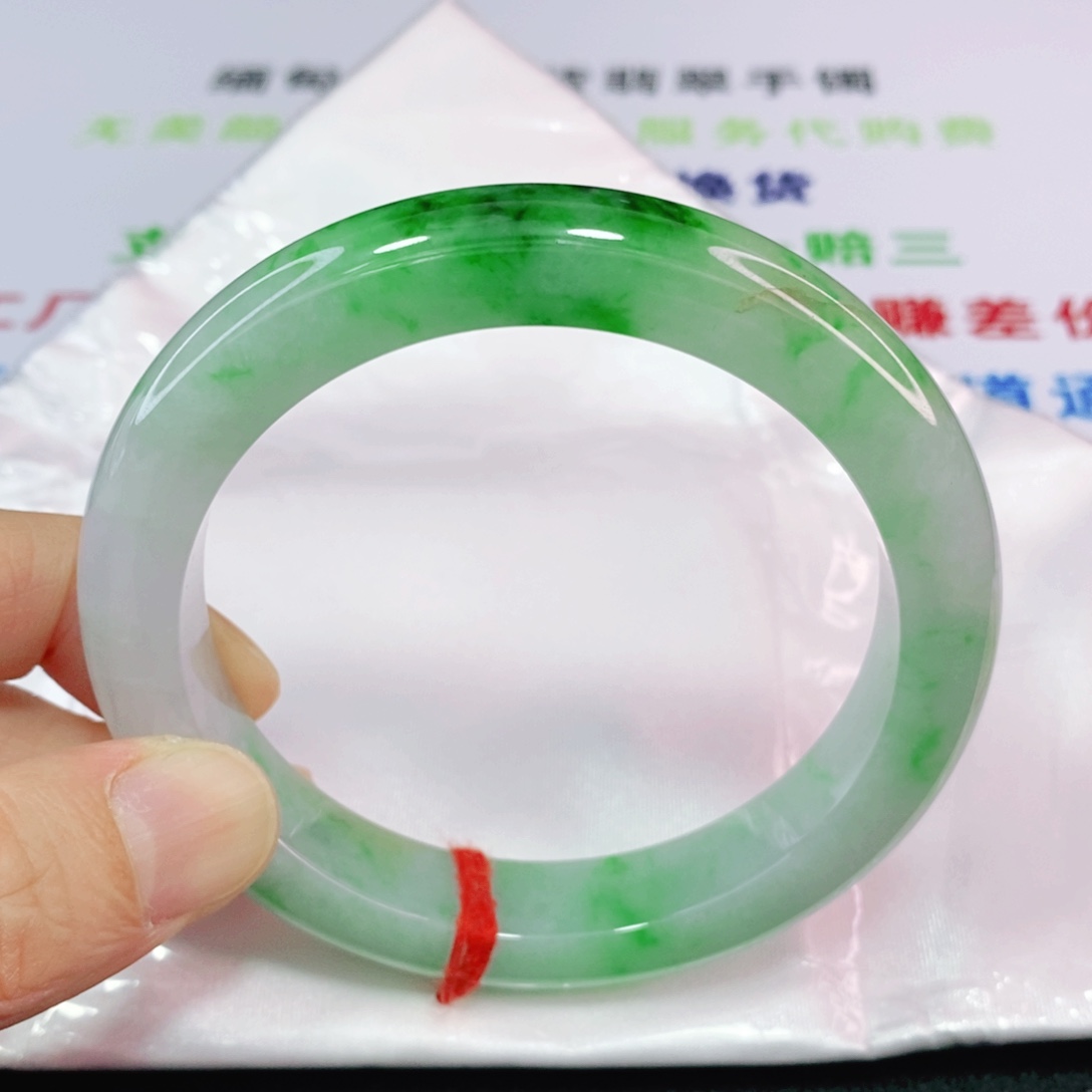 未镶嵌手镯翡翠苗*60.6圈口正圈