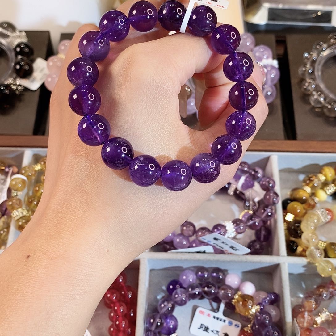 水晶手链未镶嵌G3226单圈微色差