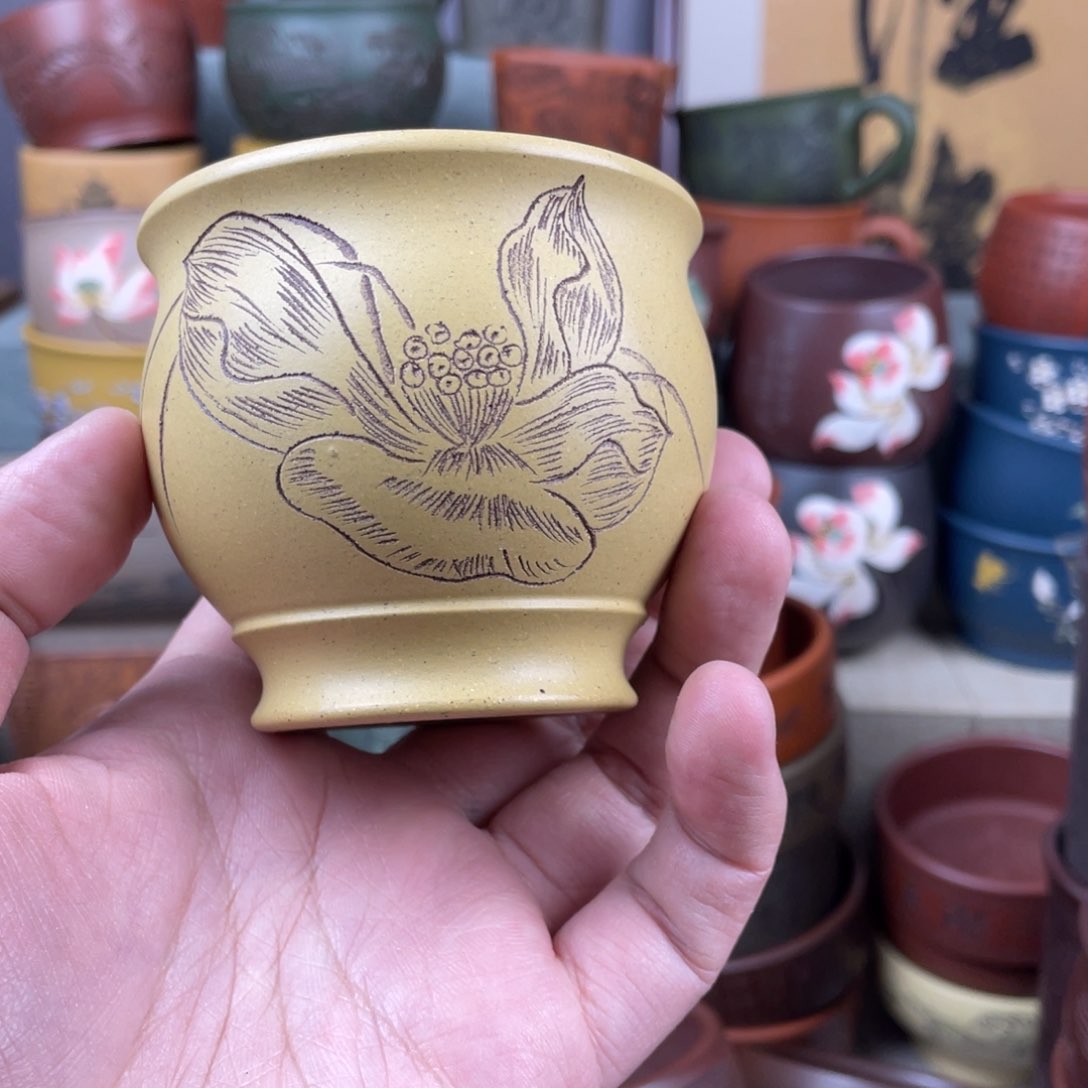 紫砂茶杯紫砂茶杯