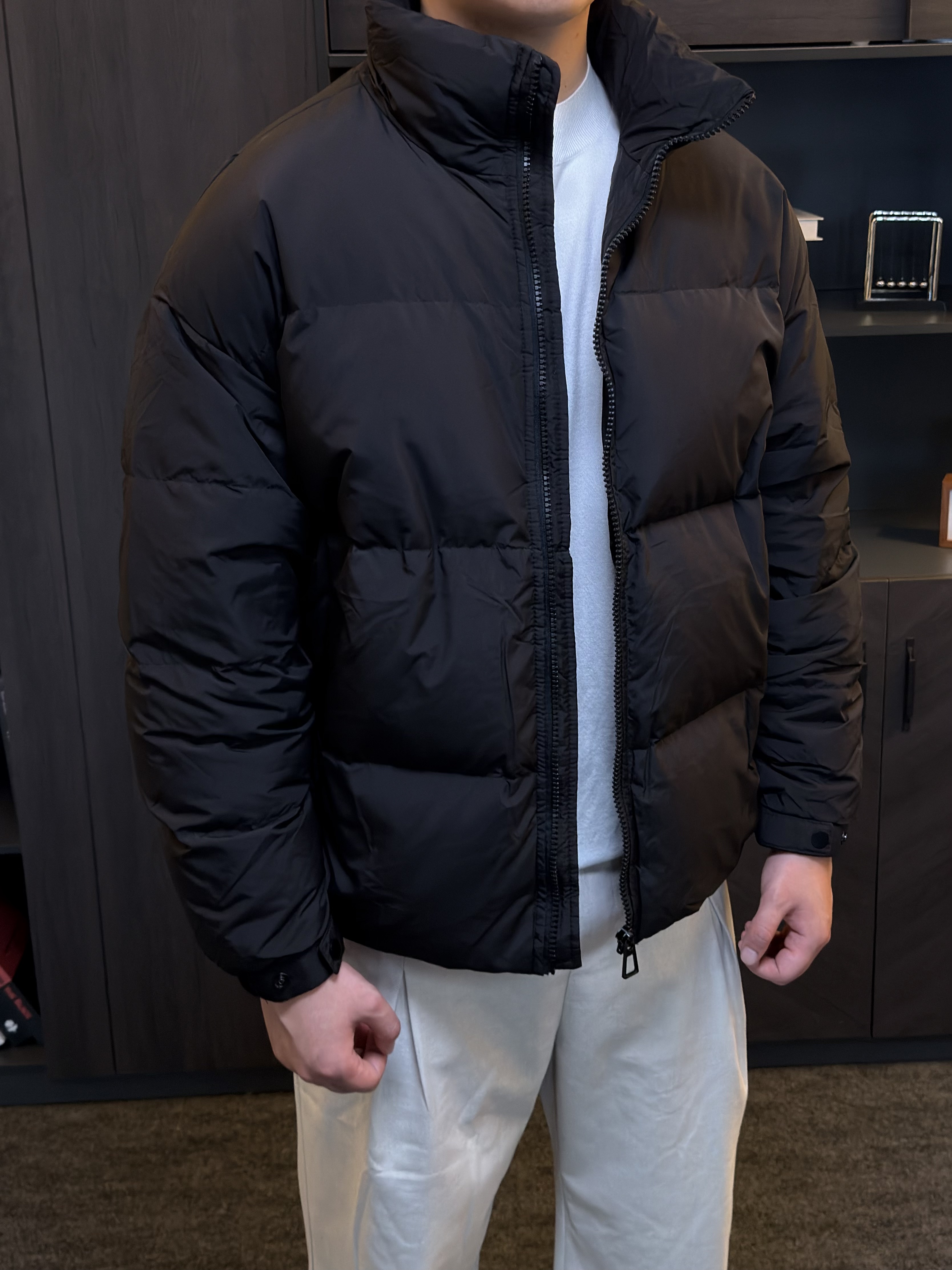 A NIU 冬季保暖休闲时尚加厚立领百搭羽绒服