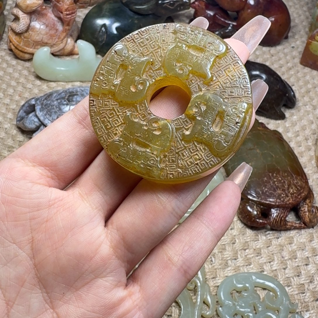 白玉菩提吊坠挂件