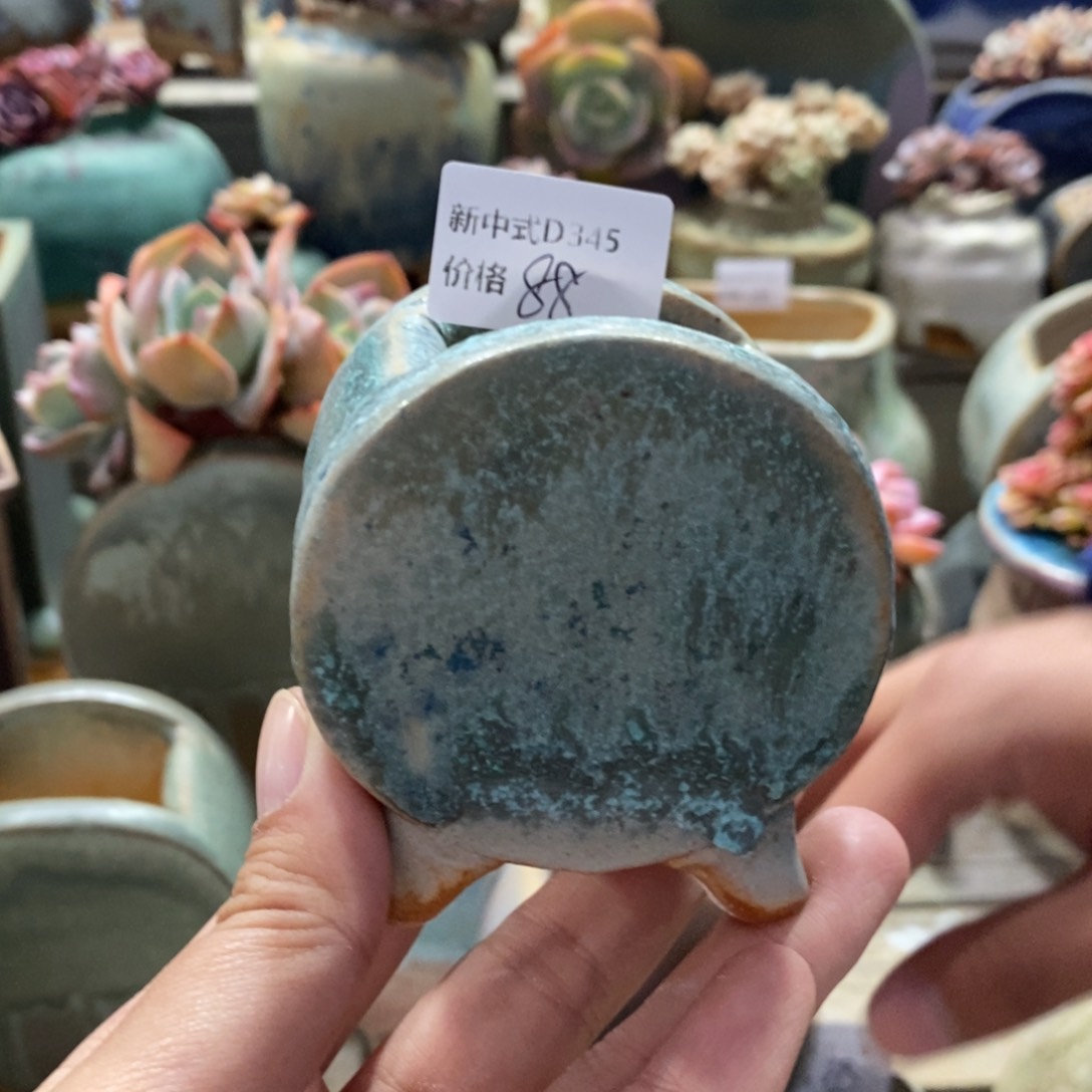 粗砂花盆多*多新中式1987盆345