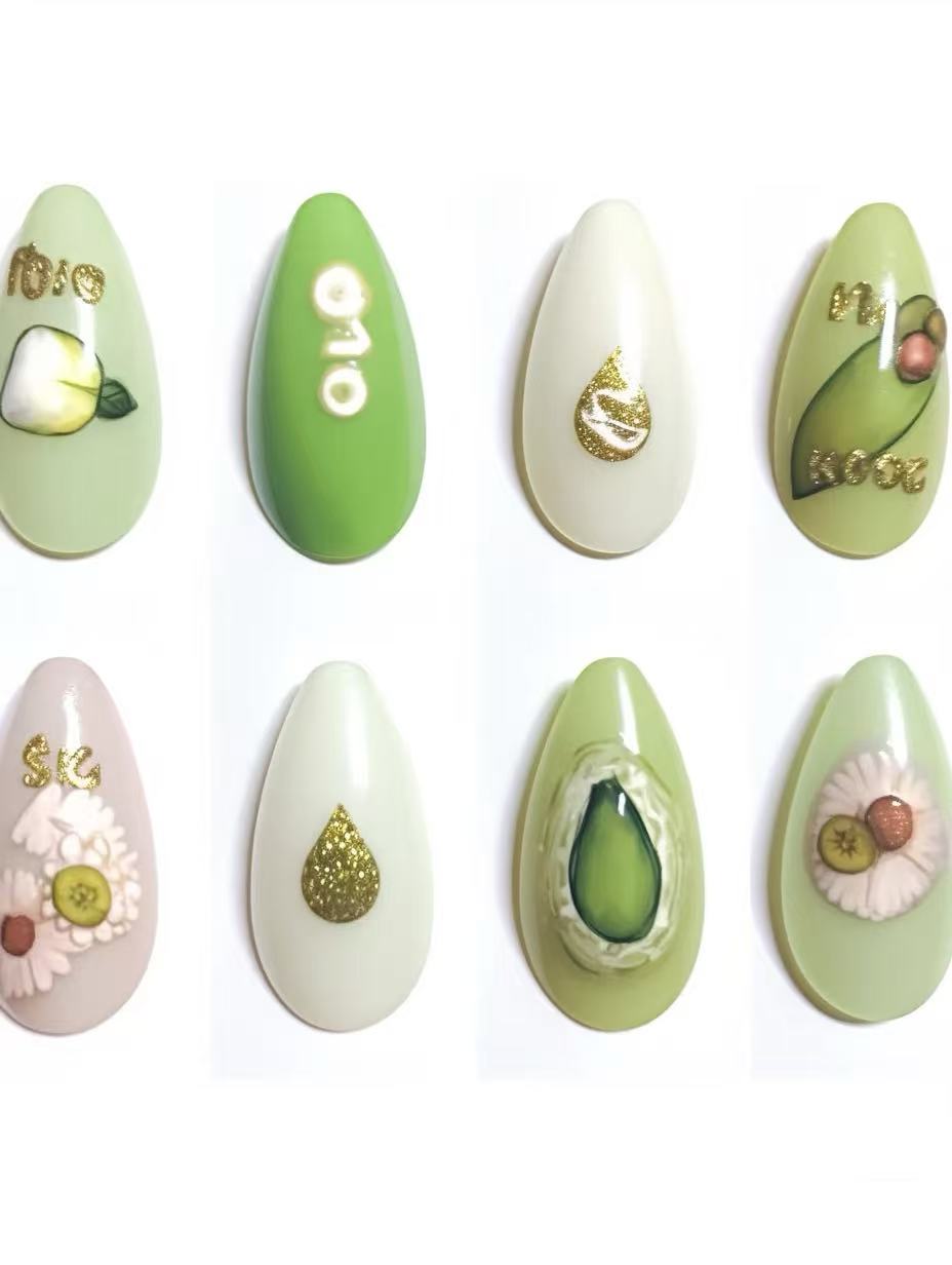 直播间孤品穿戴甲专拍