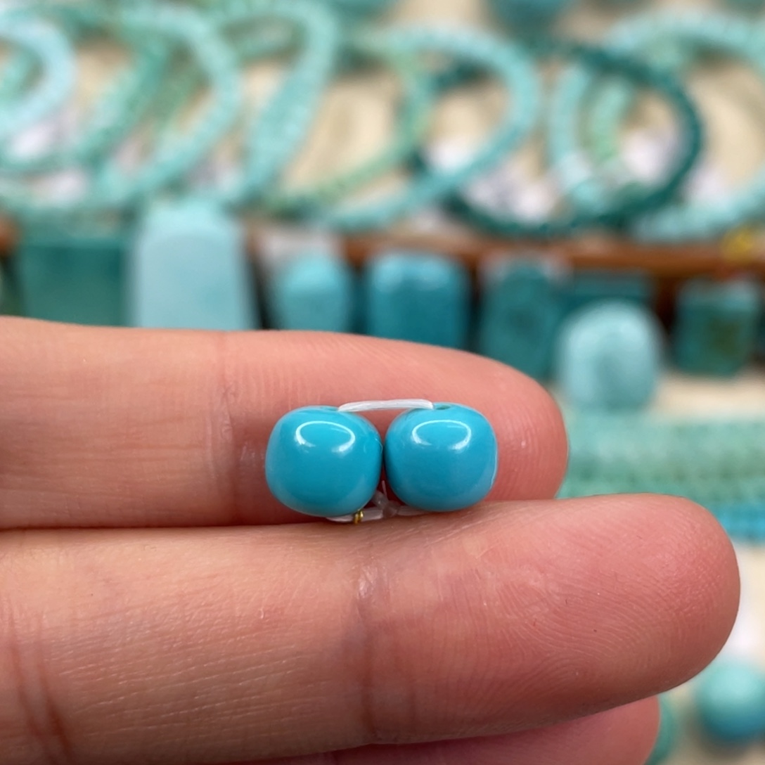 绿松石未镶嵌挂件