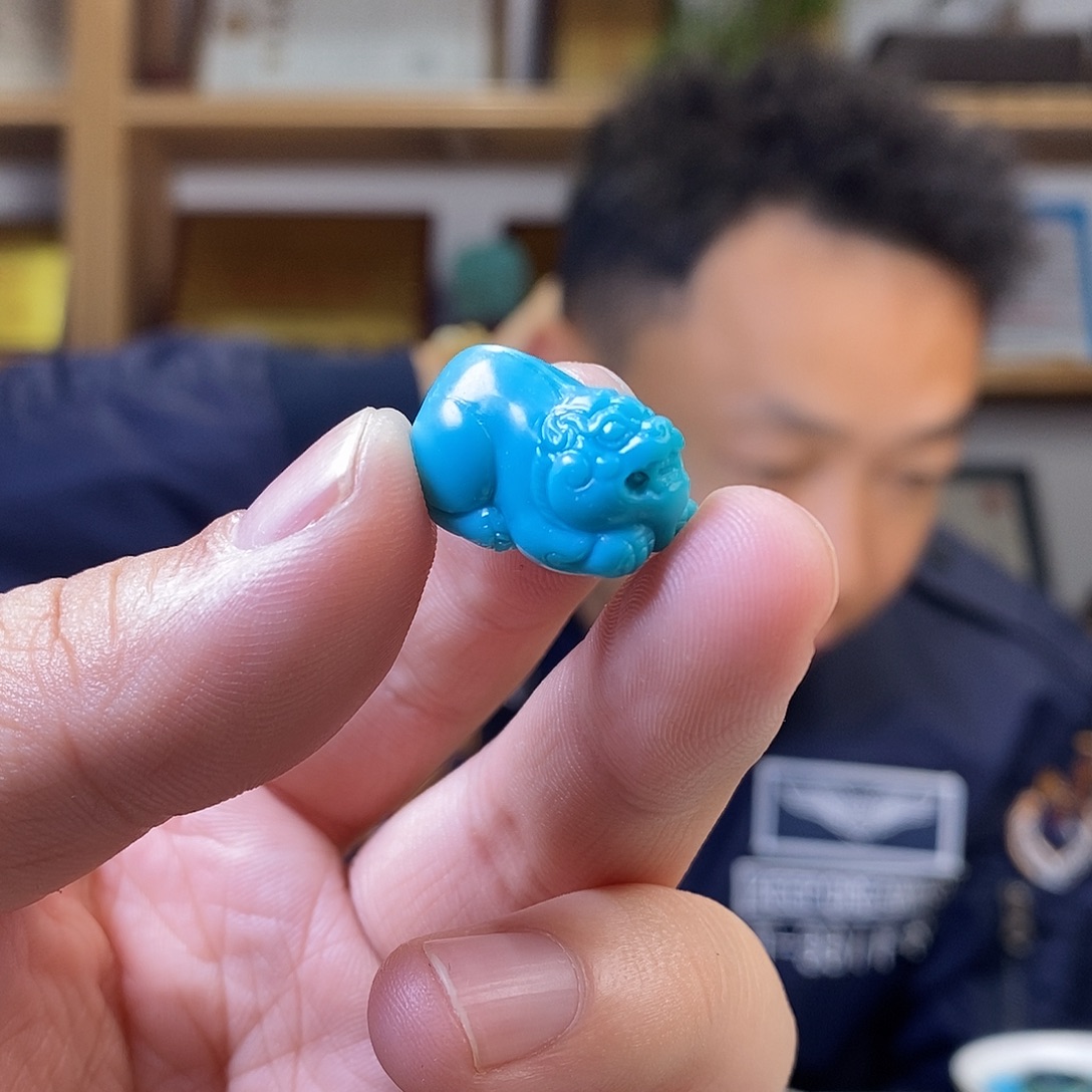 绿松石未镶嵌貔貅