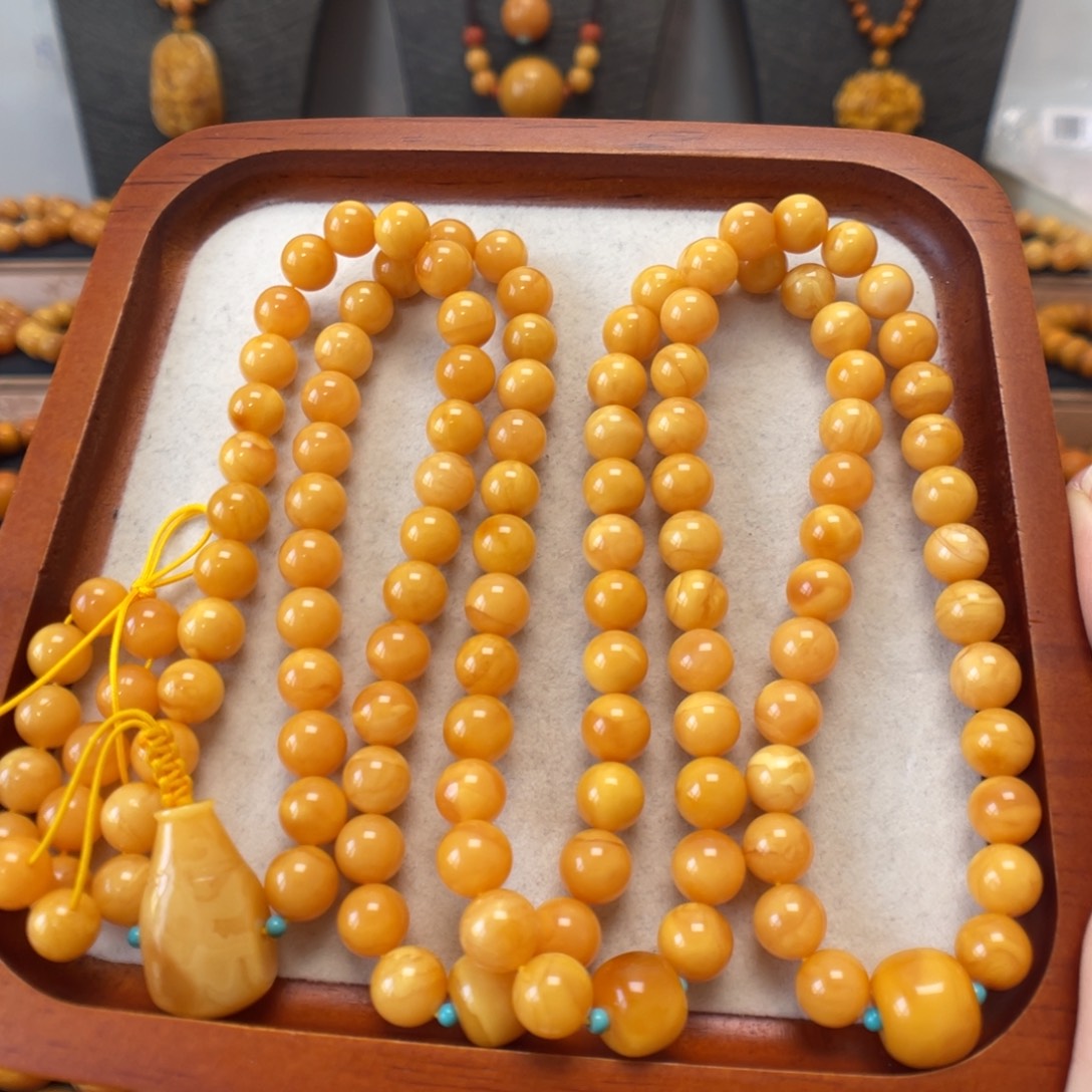 蜜蜡未镶嵌手链蜜蜡