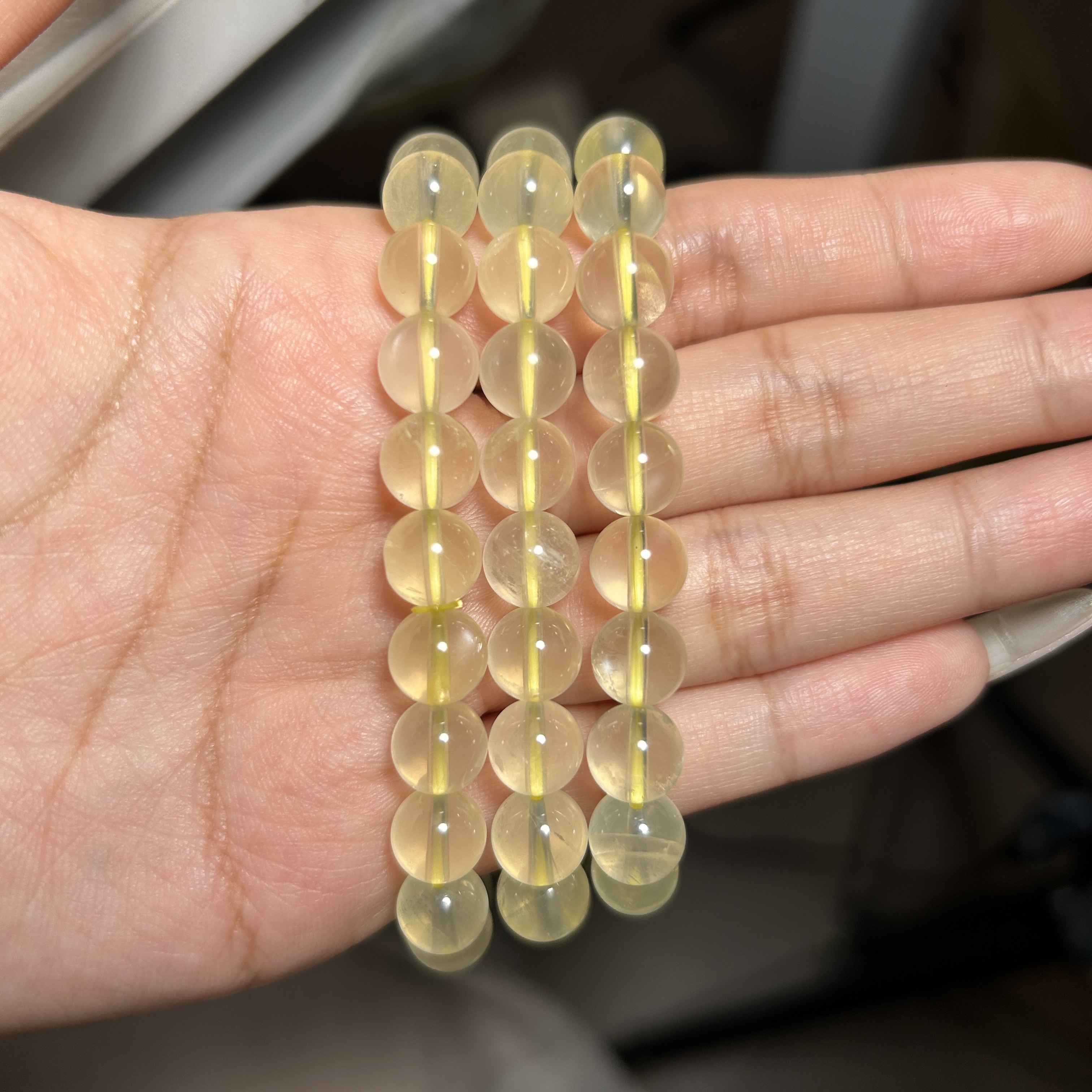 天然金葡萄石手串多样性发一