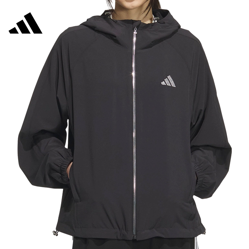 adidas阿迪达斯【吾】女子运动休闲夹克外套KC0028
