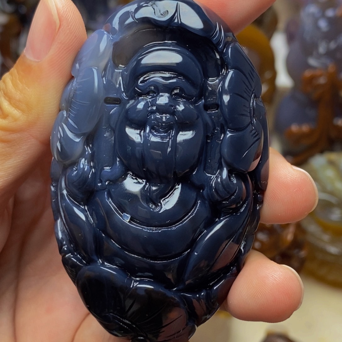 未镶嵌手把件玛瑙/玉髓