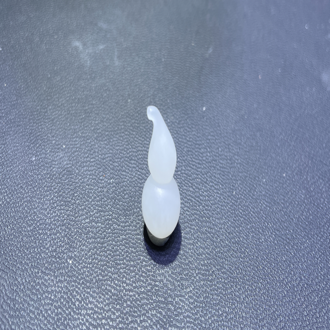 羊脂级和田玉白玉小葫芦料子细腻