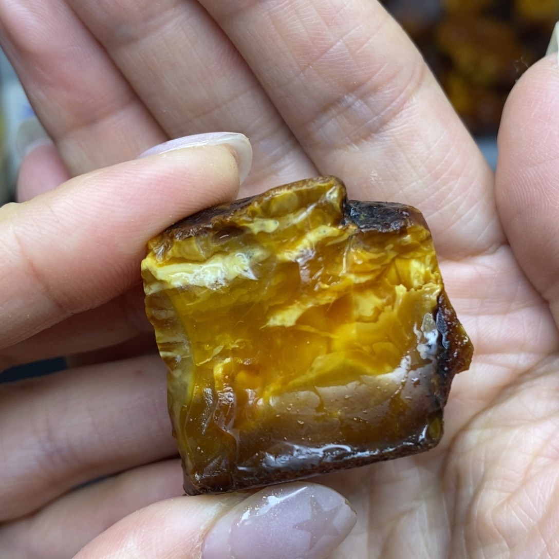 未镶嵌定制蜜蜡胖