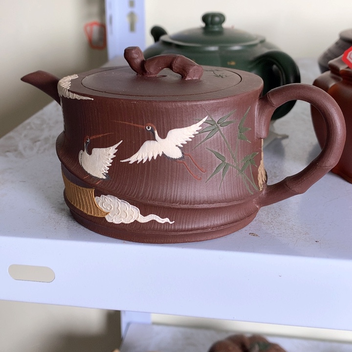 紫砂茶壶原矿手工165