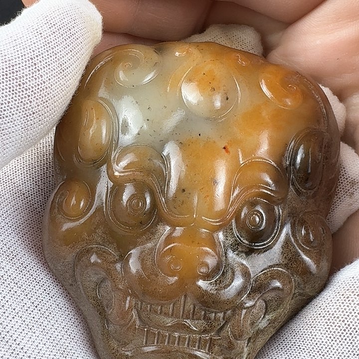 和田玉挂件未镶嵌厚****爱