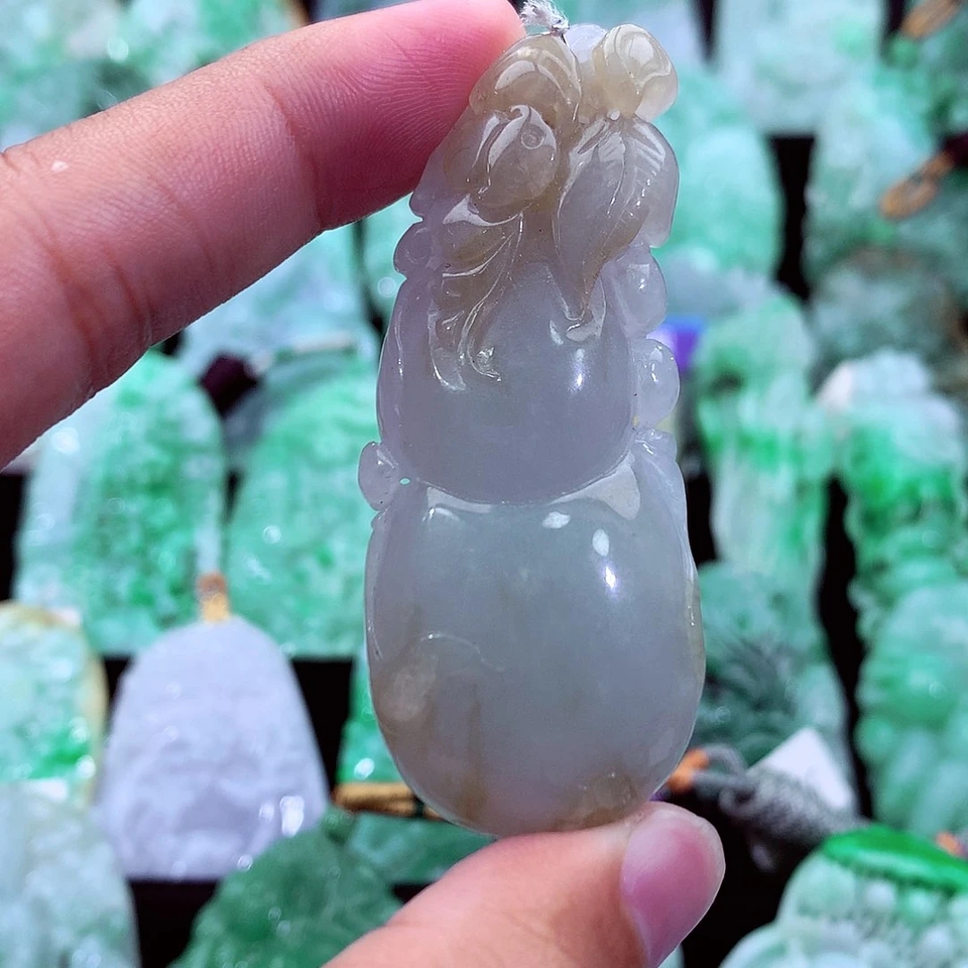 天然A货翡翠葫芦