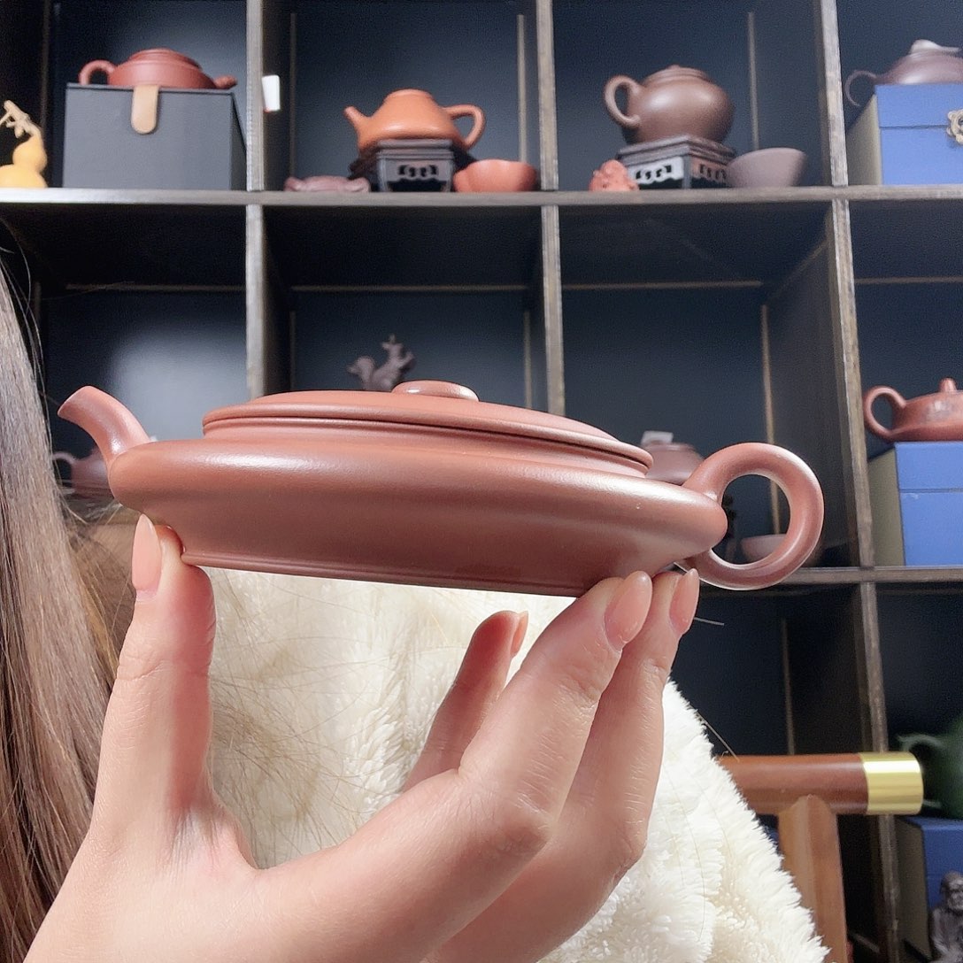 茶壶紫砂虚扁180 C C