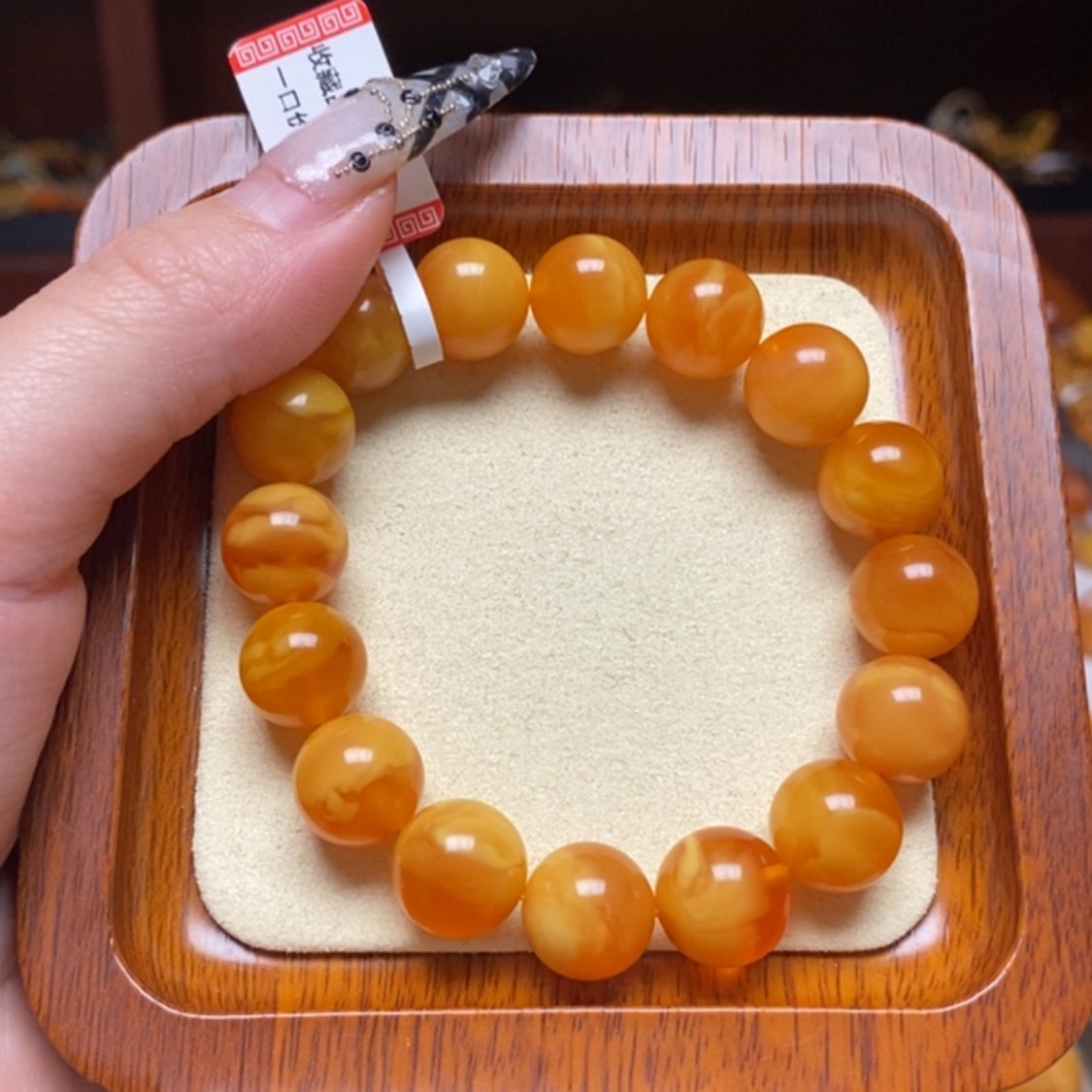 【闪购商品】蜜蜡手链未镶嵌手串