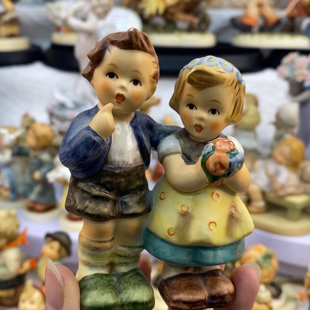 瓷片欧美中古美物摆件