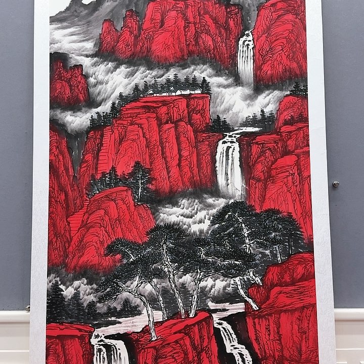 国画书法作品多次参加