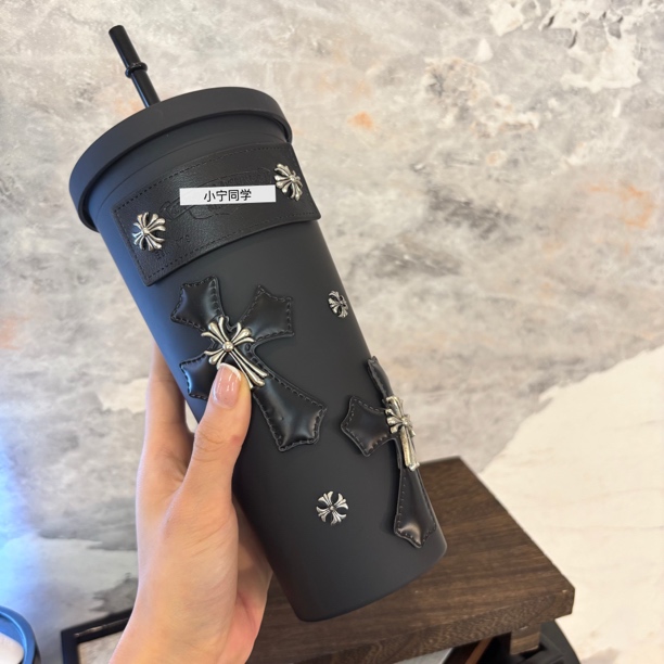 多个十字黑色杯子BZ029