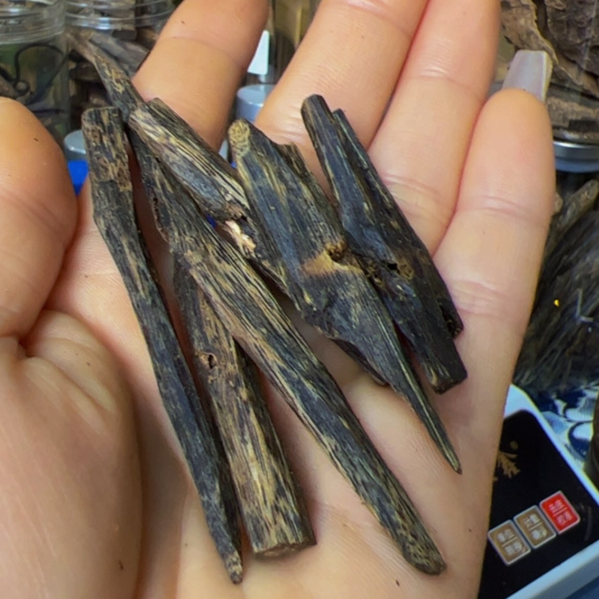 【闪购商品】沉香手把件奇楠树心虫漏高端老料10克