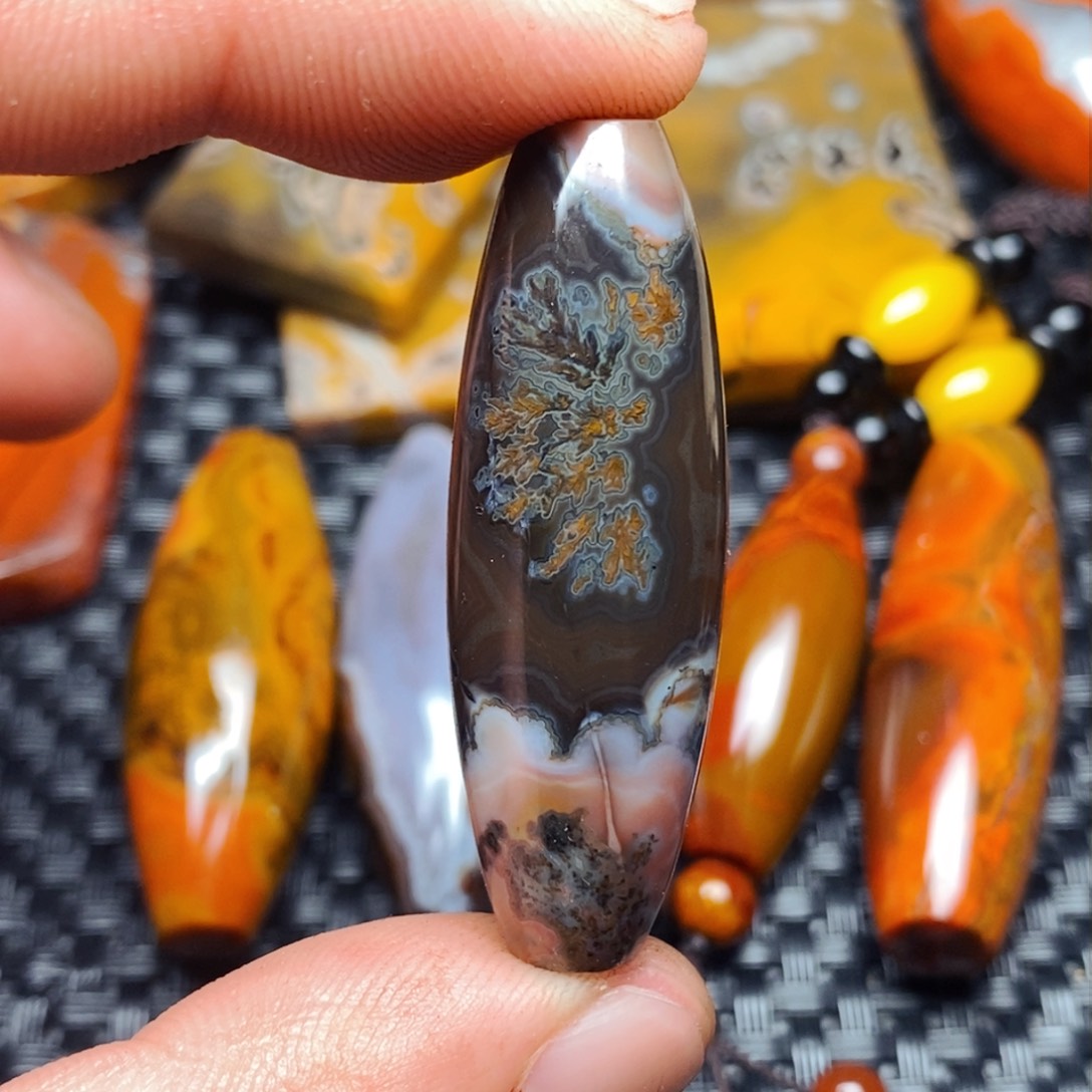 玛瑙/玉髓吊坠(不含链)未镶嵌用*哥