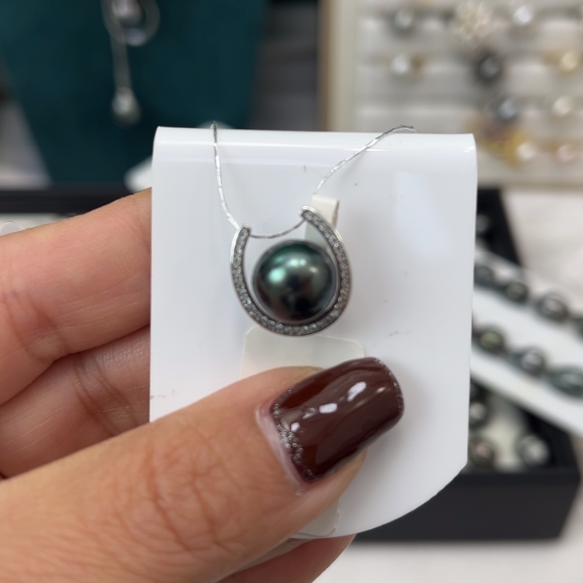 【闪购商品】海水珍珠颈饰银S925镶嵌