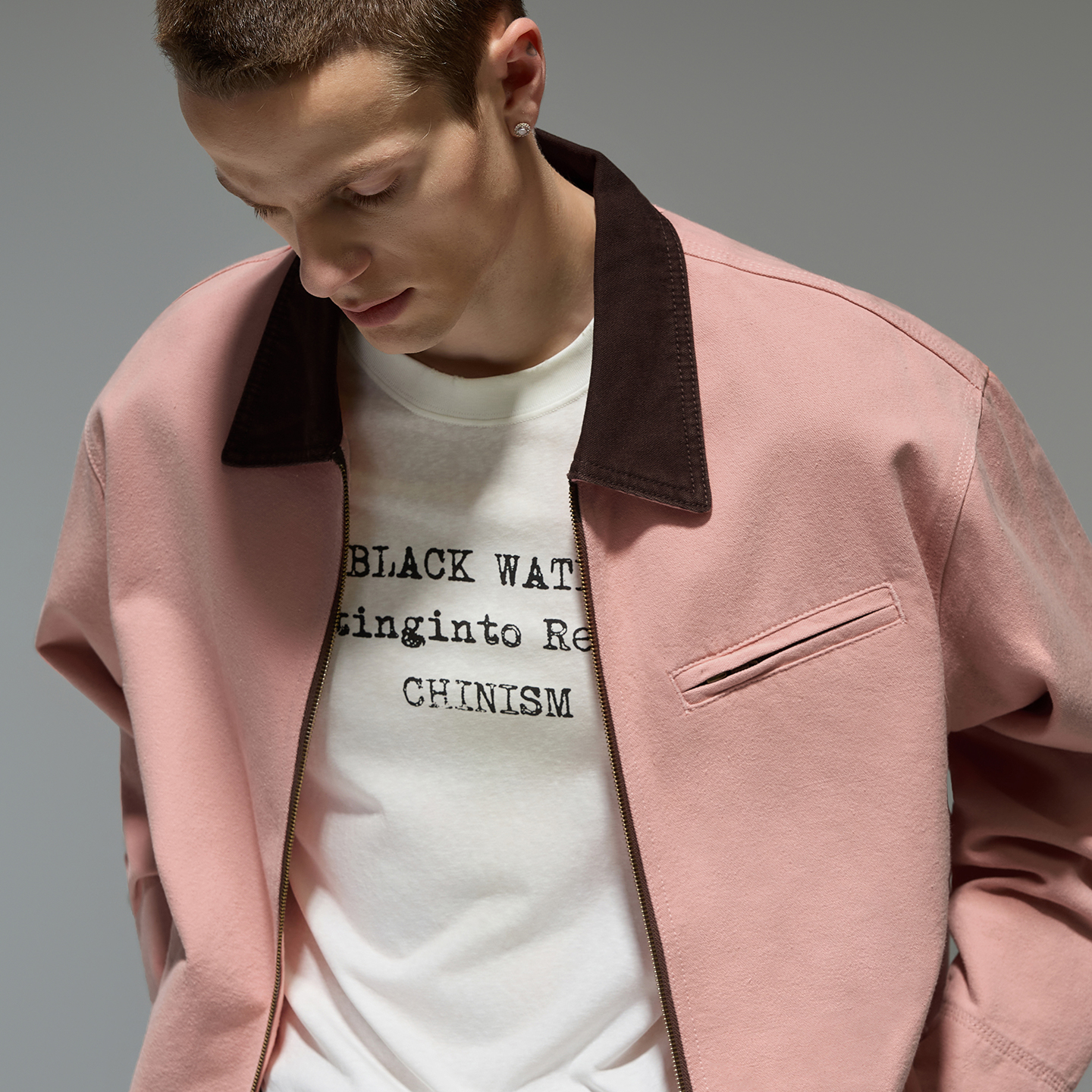 CHINISM赤尘 水洗复古底特律工装夹克男秋季新款休闲短款外套0040