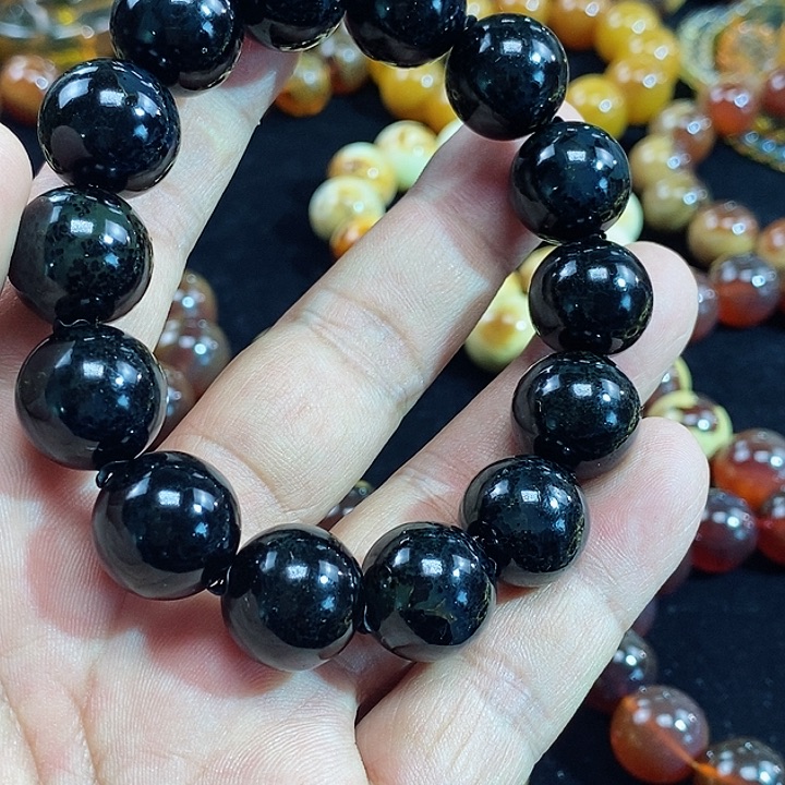 琥珀颈饰未镶嵌啊*～一