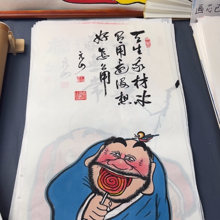 国画禅意画纯手绘作品
