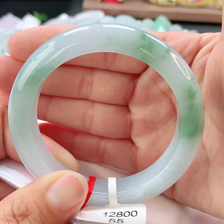 未镶嵌手镯翡翠55正