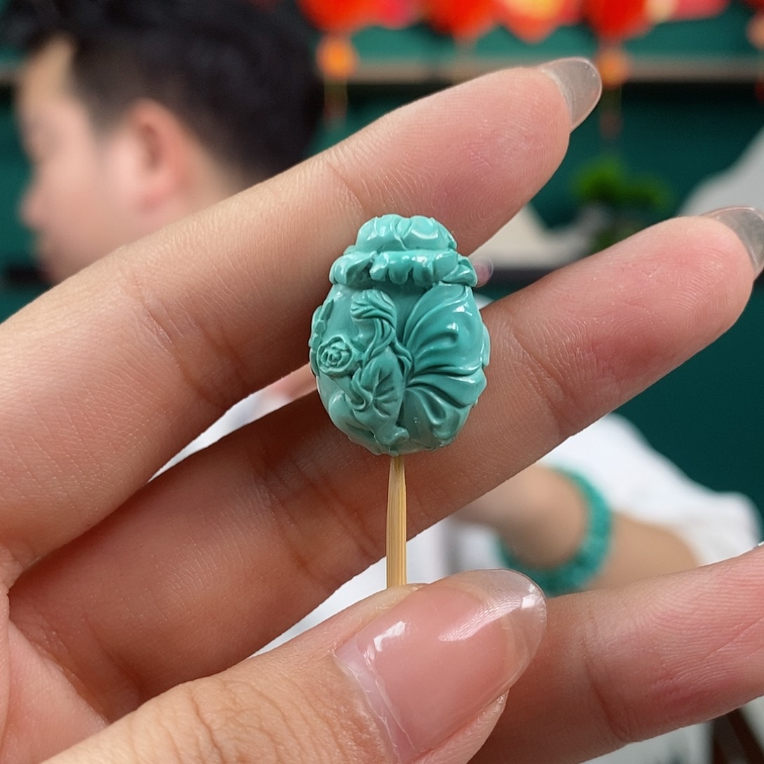 绿松石珠宝奇石未镶嵌