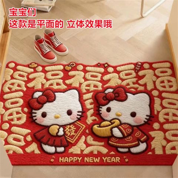 B马年新年门垫硅藻泥入户门垫吸水防滑脚垫地垫家用浴室卫生间垫