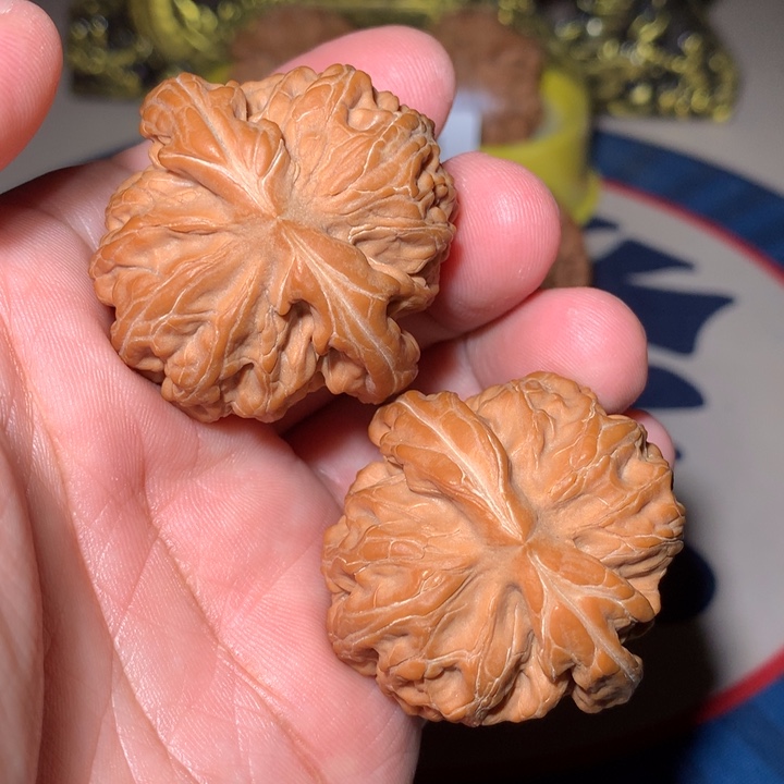 吊坠文玩核桃红锦鲤40