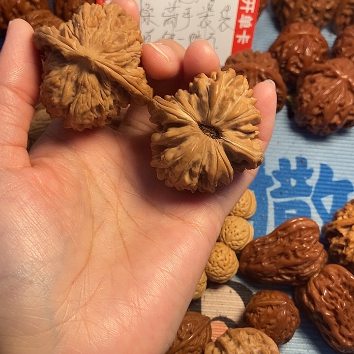 吊坠文玩核桃45四座楼